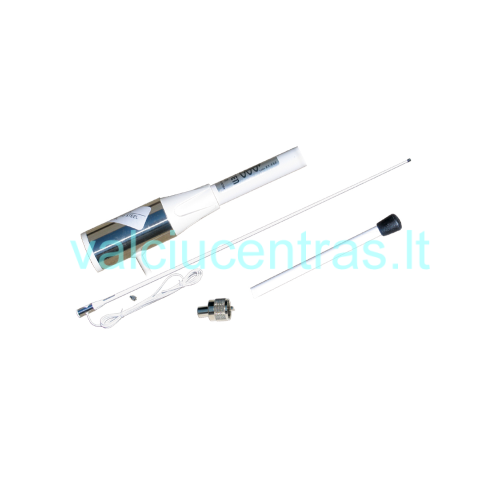 VHF antena 240cm su nerūdijančio plieno antgaliu VHF antena 240cm su nerūdijančio plieno antgaliu